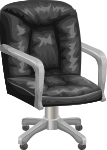 Black office chair from Glitch